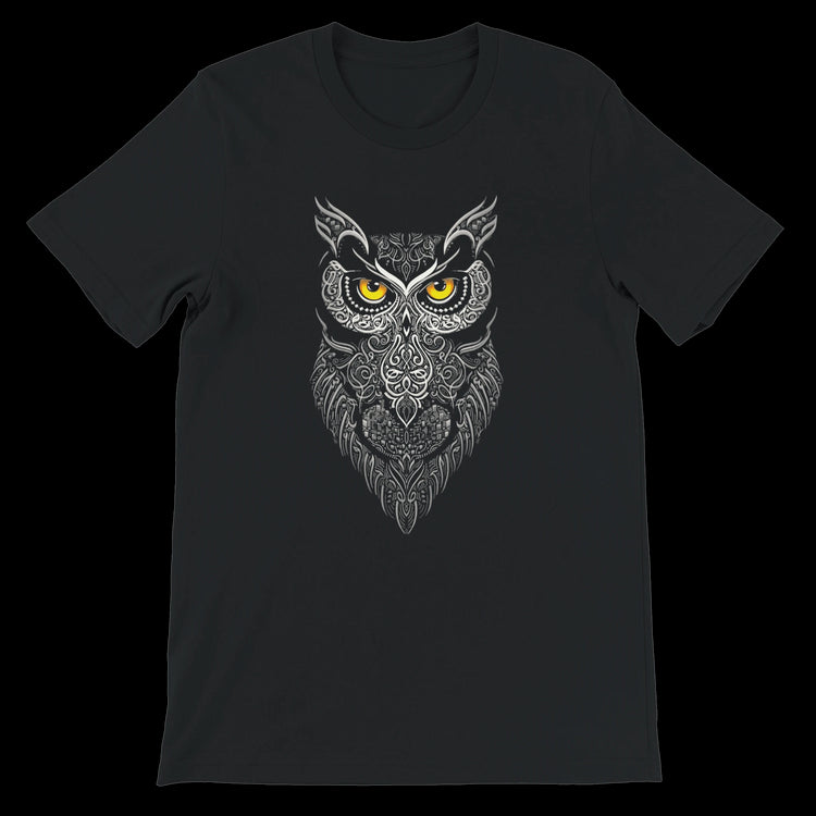 Black unisex t-shirt featuring modern Arabic calligraphy design in a bold Guardian of the Night style. Crafted from soft Airlume cotton for premium feel and lasting comfort. This breathable, eco-friendly DTG printing tee blends traditional Islamic art with streetwear fashion. A statement piece perfect for casual outfits, cultural pride, and minimalist graphic lovers. Ideal for print-on-demand fashion collections and urban apparel aesthetics.
