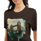 London Tower Bridge printed t-shirt for men and women – soft cotton travel souvenir shirt featuring bold animated artwork. Ideal for lovers of British culture, gift for travelers, and premium quality DTG printing apparel.