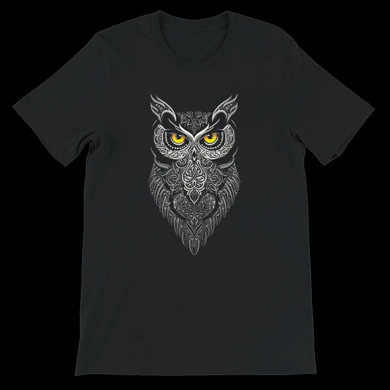 Black unisex t-shirt featuring modern Arabic calligraphy design in a bold Guardian of the Night style. Crafted from soft Airlume cotton for premium feel and lasting comfort. This breathable, eco-friendly DTG printing tee blends traditional Islamic art with streetwear fashion. A statement piece perfect for casual outfits, cultural pride, and minimalist graphic lovers. Ideal for print-on-demand fashion collections and urban apparel aesthetics.