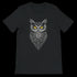 Black unisex t-shirt featuring modern Arabic calligraphy design in a bold Guardian of the Night style. Crafted from soft Airlume cotton for premium feel and lasting comfort. This breathable, eco-friendly DTG printing tee blends traditional Islamic art with streetwear fashion. A statement piece perfect for casual outfits, cultural pride, and minimalist graphic lovers. Ideal for print-on-demand fashion collections and urban apparel aesthetics.