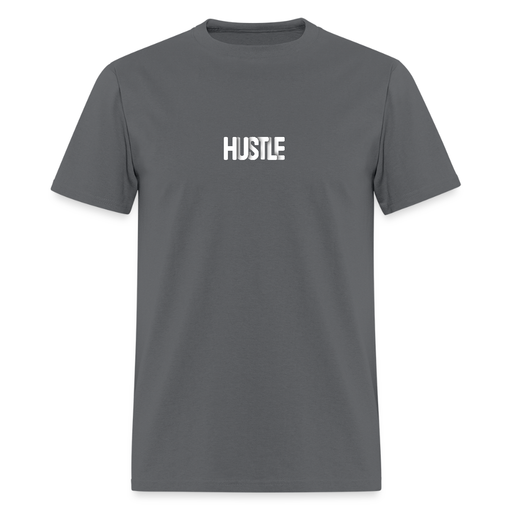 Hustle Never Stops - charcoal