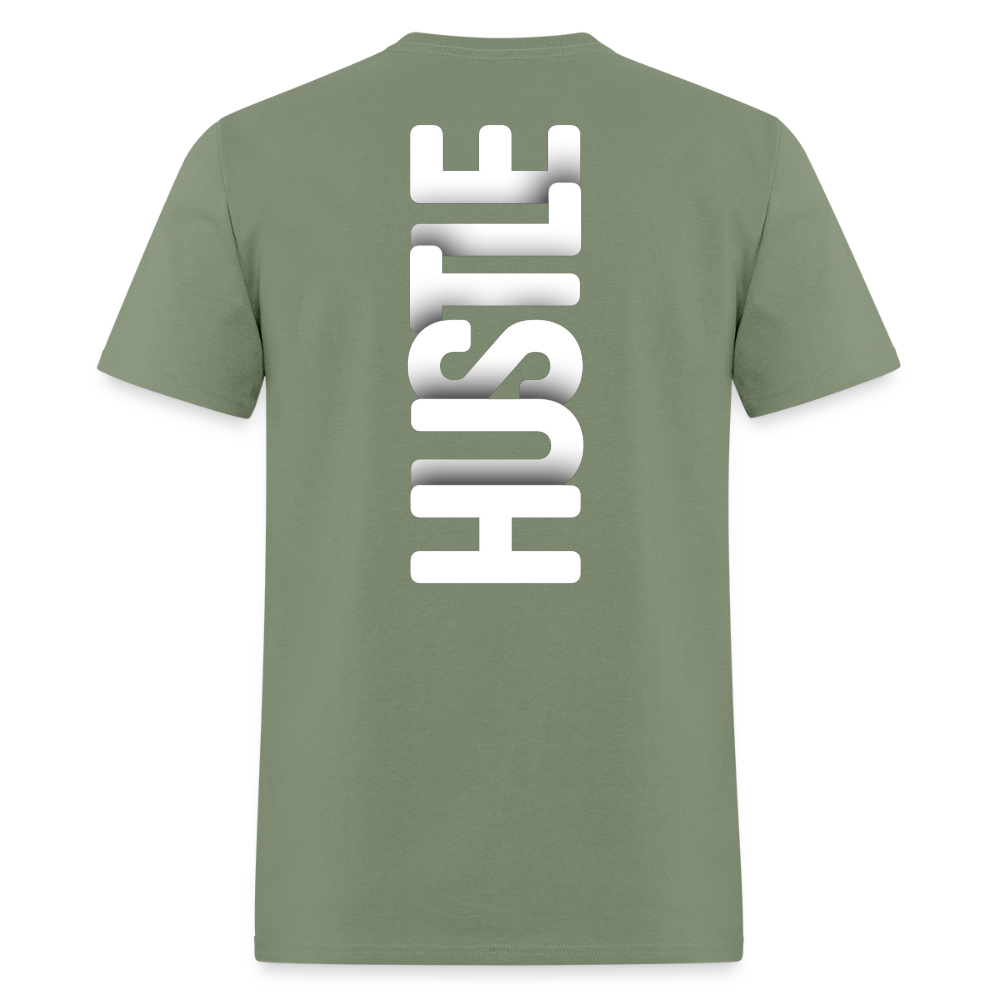 Hustle Never Stops - military green