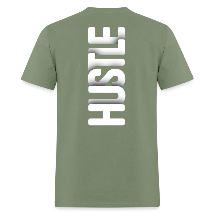 Hustle Never Stops - military green