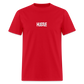 Hustle Never Stops - red
