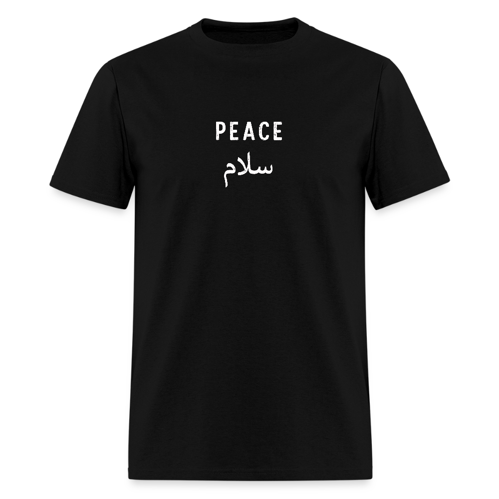 Black Peace T-shirt with &