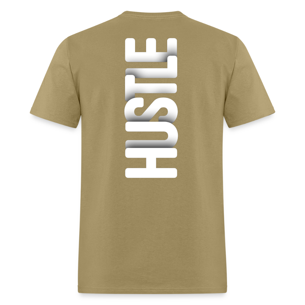 Hustle Never Stops - khaki