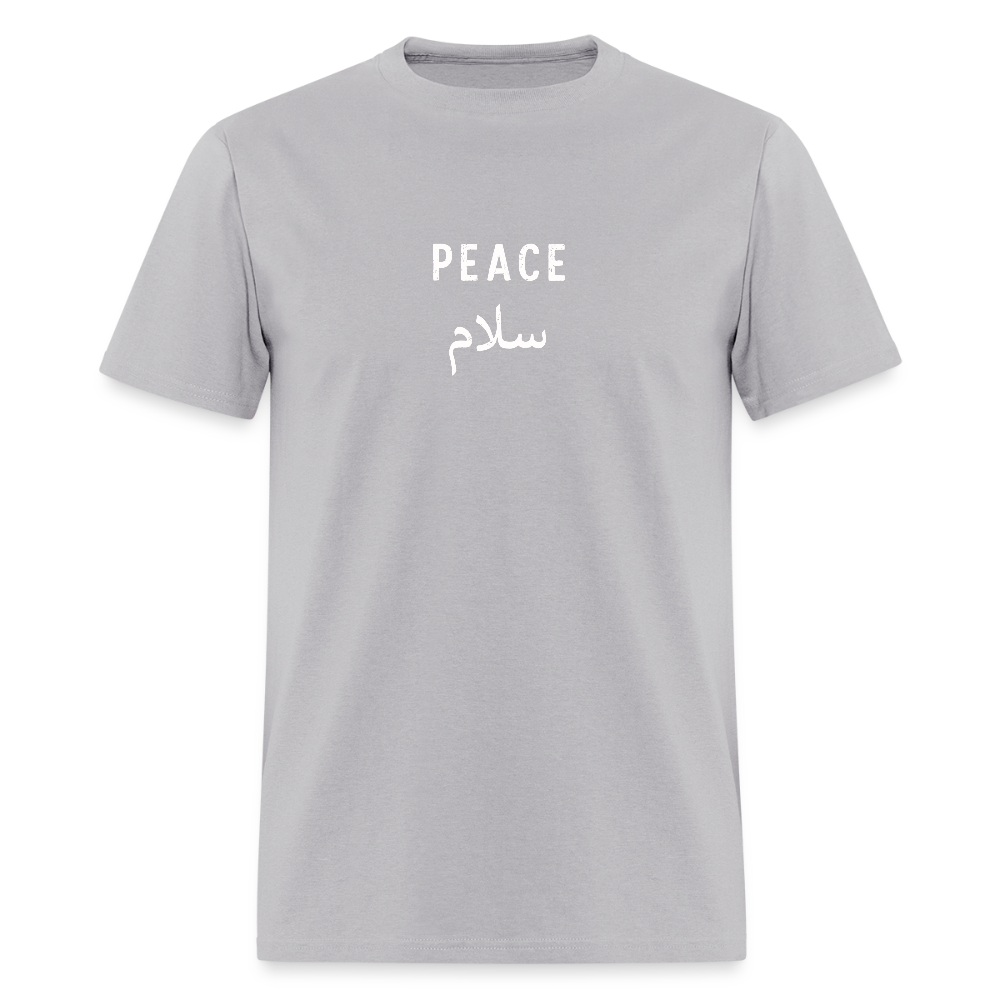 Gravel gray Peace T-shirt with a casual, neutral tone.