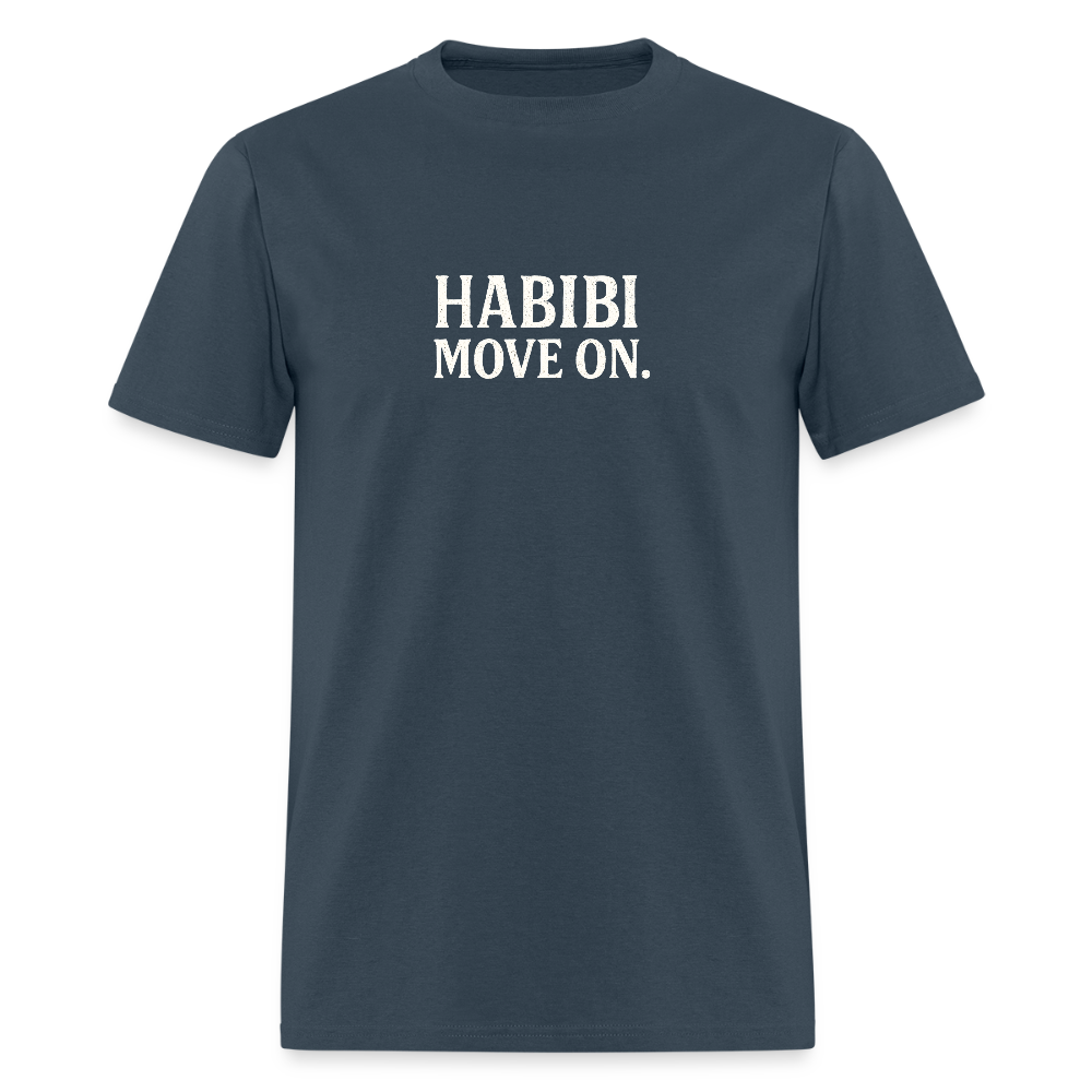 Blue dusk Habibi, Move on T-shirt with a classic fit.