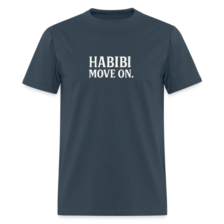 Blue dusk Habibi, Move on T-shirt with a classic fit.