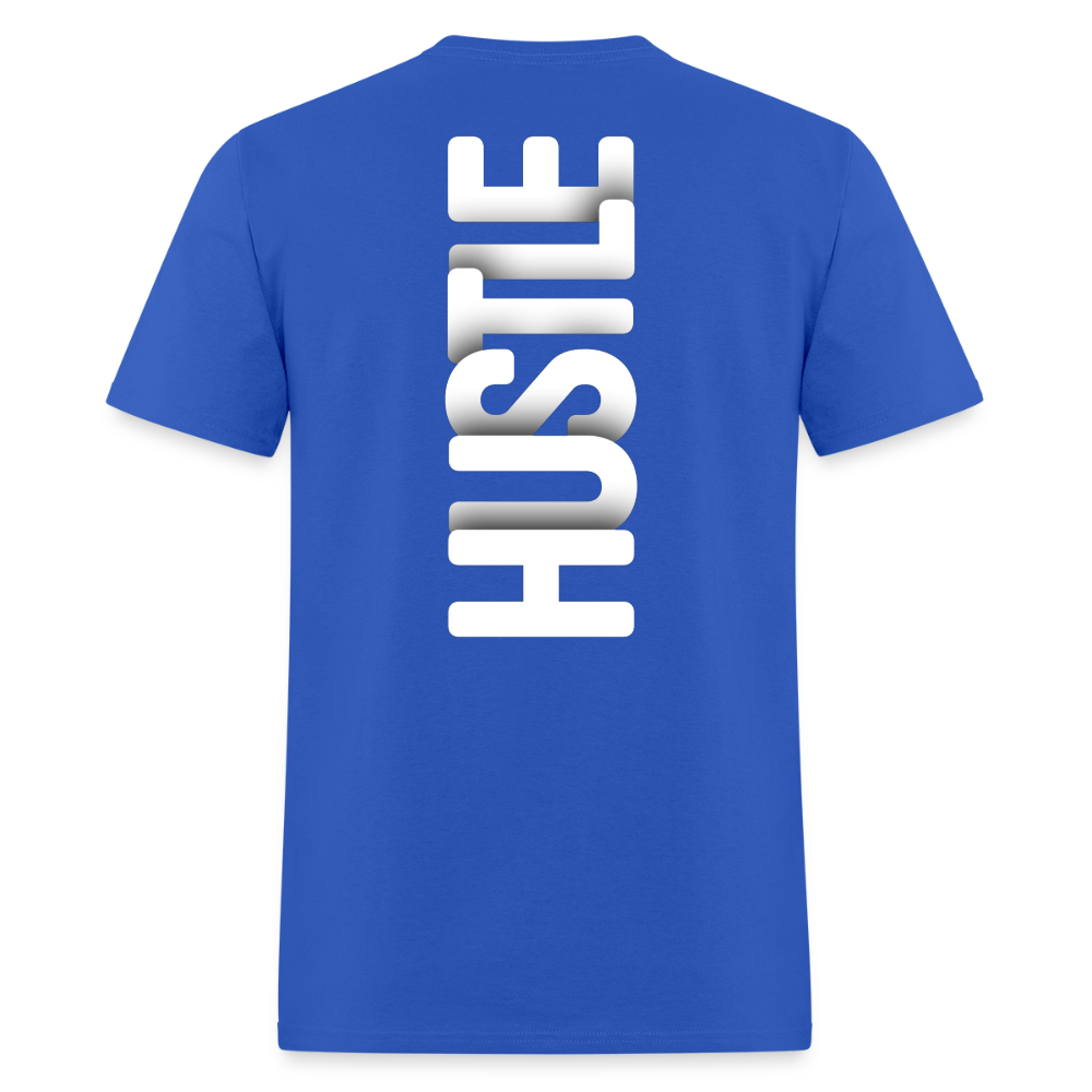 Hustle Never Stops - royal blue