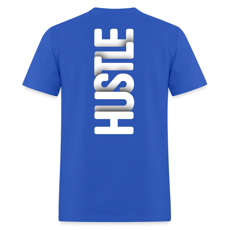 Hustle Never Stops - royal blue
