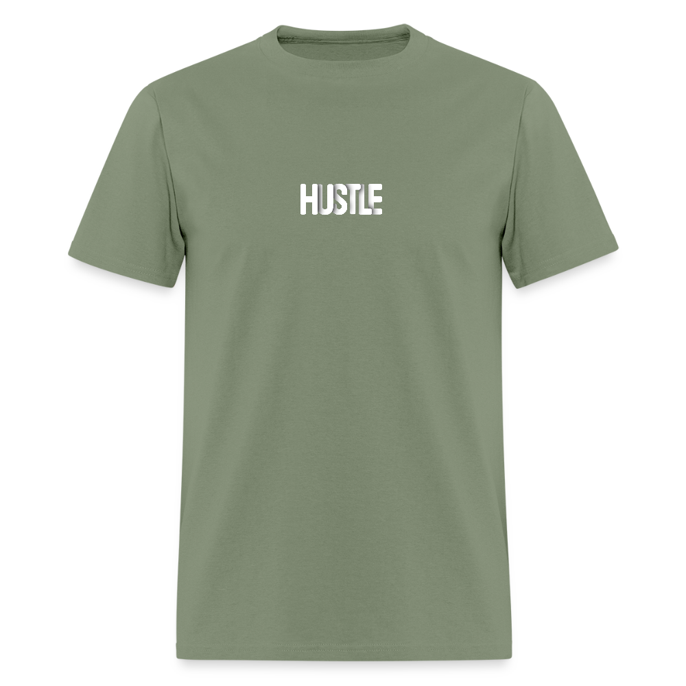 Hustle Never Stops - military green