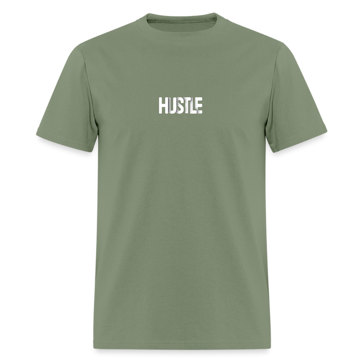 Hustle Never Stops - military green
