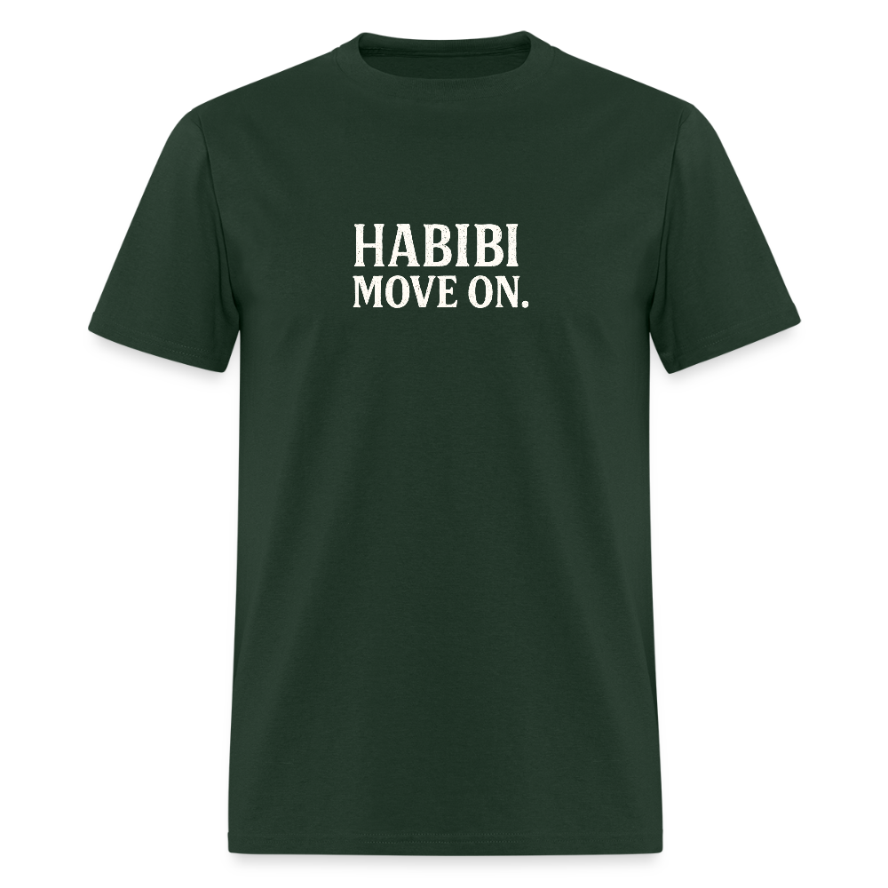 Forest green Habibi, Move on T-shirt; relaxed, tailored fit.