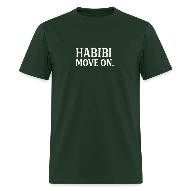 Forest green Habibi, Move on T-shirt; relaxed, tailored fit.