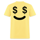 Here comes the money! - cornsilk