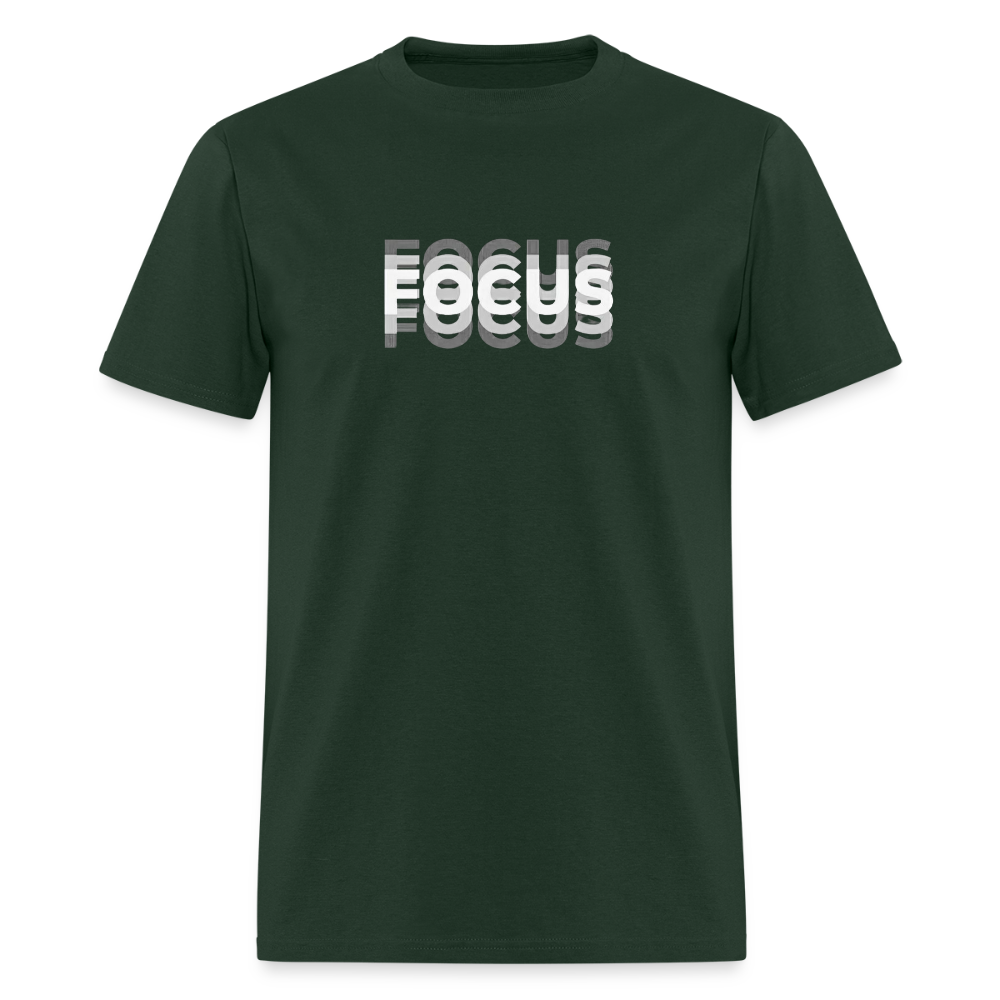 Forest Green Focus Blurry Edition T-Shirt with blurry &