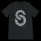 Black Arabic calligraphy style unisex t-shirt with scripted strength graphic. Streetwear essential made from 100 percent Airlume cotton. Vibrant DTG printing makes this cultural art tee perfect for personal expression and trending online fashion.