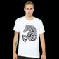Premium calligraphy graphic tee for men and women made from soft combed cotton, perfect for modern streetwear and casual layering. Features bold script artwork ideal for fashion-forward individuals who appreciate expressive clothing and meaningful apparel designs.