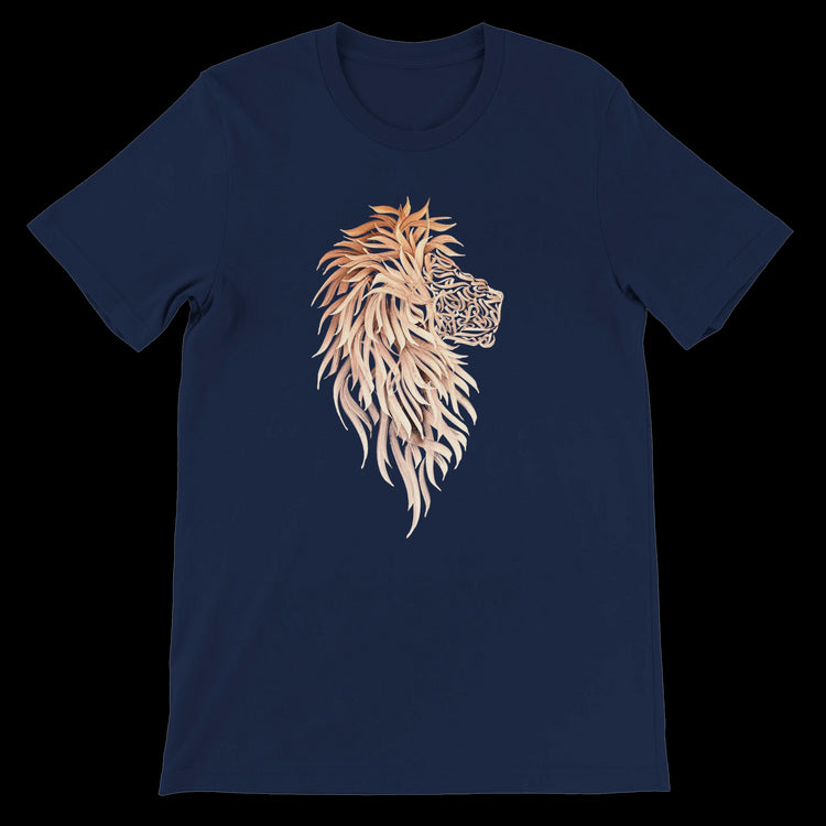 Navy blue calligraphy style t-shirt featuring bold Arabic design print on soft ring-spun cotton. Perfect for fans of street fashion and personalized identity wear. Designed for comfort, durability, and artistic self-expression with a modern twist.
