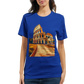 World Heritage Site graphic t-shirt with artistic Rome Colosseum print designed for history enthusiasts, global travelers and sustainable streetwear collectors. Lightweight breathable cotton for everyday comfort.