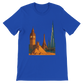 True Royal City Landmarks Animated T Shirt featuring artistic animated prints of famous cities and their iconic monuments. Premium cotton travel lover graphic tee for global wanderers architecture fans and cultural fashion enthusiasts.