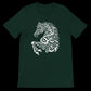 Forest green calligraphy inspired t-shirt with soft Airlume cotton and a message of strength. Designed with DTG printing in mind, this premium quality tee is perfect for urban fashion, conscious streetwear, and print-on-demand collections.
