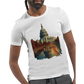 Washington DC White House t-shirt with animated print for urban fashion lovers. Lightweight cotton tee with modern artwork merging American history and streetwear style.