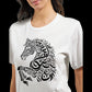 Artistic calligraphy shirt with modern minimalist design, printed on high-quality cotton for unmatched comfort. Perfect for creative individuals, design lovers, and fans of typography fashion seeking unique, expressive pieces for their wardrobe.