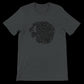 Dark grey heather Arabic calligraphy t-shirt for fans of artistic streetwear. Featuring soft breathable cotton and a striking cultural design this DTG optimized tee is perfect for urban fashion enthusiasts.