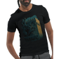 Arab heritage inspired t-shirt with vibrant animated Salah Al Din statue print representing Syrian pride. Eco-friendly cotton shirt for expressing global identity and cultural roots through fashion.