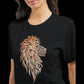 Black DTG-ready t-shirt with custom Arabic calligraphy artwork printed on airlume cotton. Designed for vibrant direct-to-garment prints, this shirt is perfect for print-on-demand fashion, creative wardrobes, and custom streetwear drops.