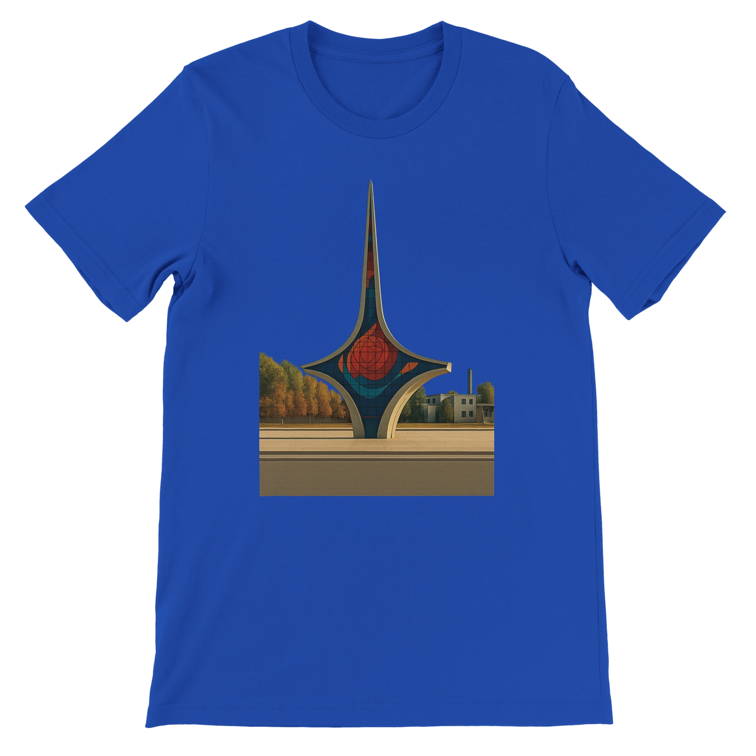 True Royal Umawyeen Damascus Sword Animated Style T Shirt with detailed animated sword print inspired by Damascus Syria soft cotton cultural streetwear tee for travelers and heritage art fashion lovers