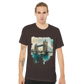 Unisex Tower Bridge London cotton tee with modern graphic landmark design – high-quality tourist shirt with detailed animation, tailored for street fashion and direct-to-garment printing. Great for city travel outfits and casual wear.