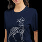 Unisex calligraphy style graphic tee featuring artistic deer motif in Arabic-inspired design. Crafted for comfort and built for DTG printing, this eco-friendly fashion t-shirt is perfect for personalized streetwear collections and identity-driven brands.