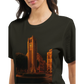 Beirut Solidere Square animated design t-shirt for travel fashion enthusiasts featuring soft breathable cotton vibrant DTG city art and stylish streetwear appeal for culture rich wardrobe looks