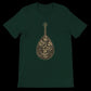 Forest green calligraphy shirt with deep cultural meaning and stylish artistic script. Ideal for DTG printing with soft Airlume cotton construction. This unisex streetwear piece speaks to modern identity and timeless style in eco-conscious fashion.