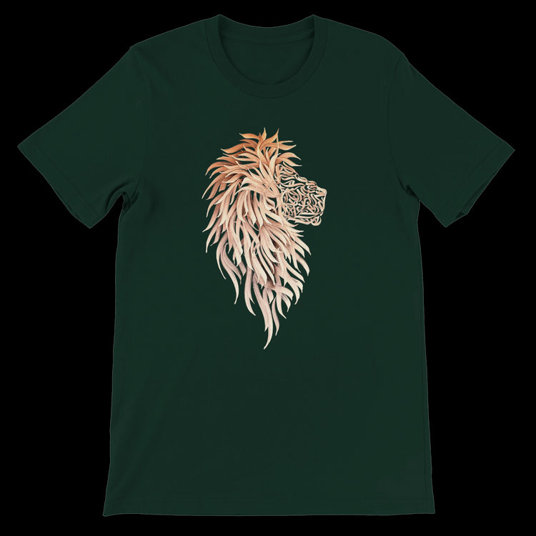 Forest green t-shirt with premium Arabic calligraphy design, tailored for unisex fit and high-quality digital printing. A go-to piece for streetwear culture, spiritual design lovers, and fans of modern calligraphy aesthetics in everyday fashion.