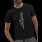 Unisex black t-shirt with Palestine map designed in Arabic calligraphy symbolizing cultural identity and resistance. Soft and breathable cotton makes it ideal for casual fashion, personalized gifting, and expressive clothing lines that focus on history and heritage using DTG print techniques.