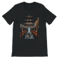 Black Ancient Chinese Mega Bridge animated style t-shirt featuring colorful travel inspired artwork soft premium cotton with clean vibrant DTG print perfect for modern streetwear lovers cultural fashion trends and travel photography outfits