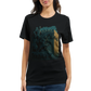Salah Al Din Damascus landmark t-shirt in animated cartoon style made from premium soft cotton. A perfect wearable souvenir for travelers and explorers who love Middle Eastern history and iconic Syrian monuments.