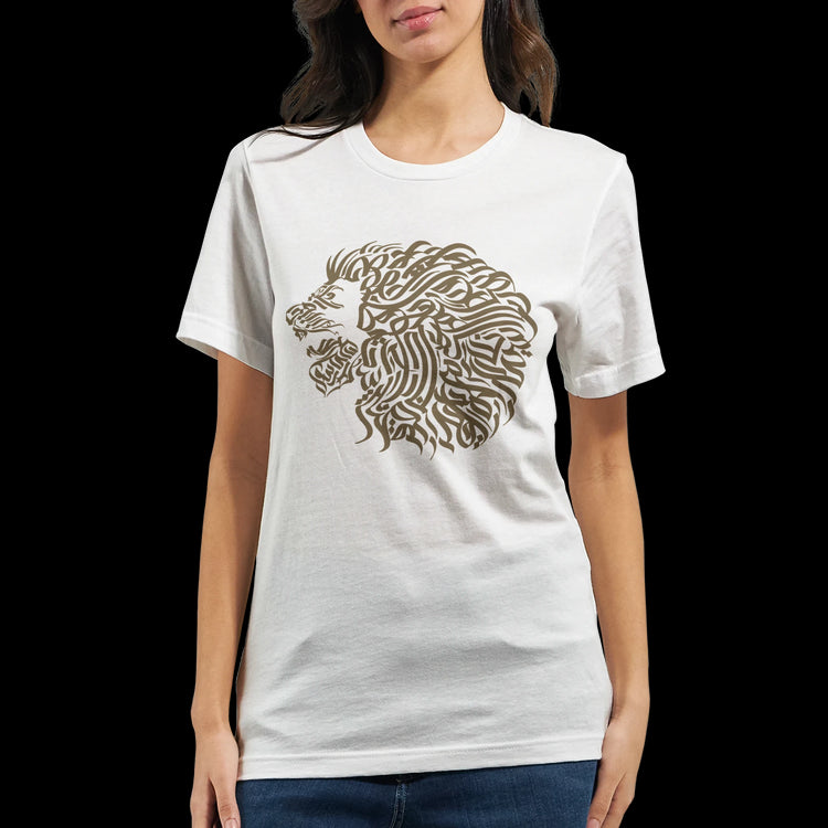 Unisex DTG cotton t-shirt featuring powerful Arabic art in calligraphy style. A modern streetwear staple for men and women who love expressive fashion and eco-conscious premium fabrics.