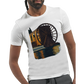Art lover graphic tee with unique animated landmark design of Hama WaterWheels Syria crafted from premium eco friendly cotton for everyday wear