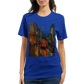 Stylish unisex t-shirt with colorful animated Istanbul Turkey Taksim Street print ideal for modern streetwear city landmark apparel and premium travel inspired fashion wear