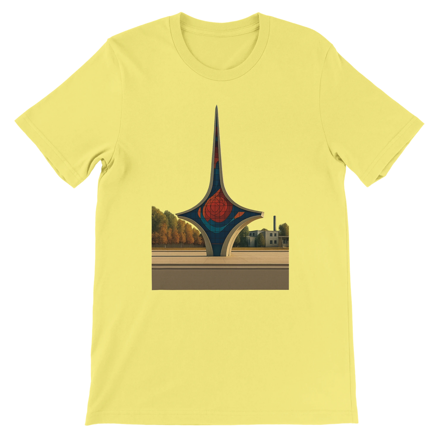 Yellow Umawyeen Damascus Sword Animated Style T Shirt with bold animated sword design inspired by Damascus Syria high quality cotton travel fashion tee for streetwear enthusiasts art lovers and global culture apparel seekers