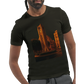 Artistic Beirut city landmark t-shirt featuring animated Solidere Square design printed with DTG technology on soft cotton for world traveler style global culture clothing and casual urban wear