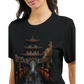 Ancient Chinese Mega Bridge animated style graphic t-shirt made with premium soft cotton unisex streetwear fit colorful DTG print perfect for travel lovers urban explorers and cultural fashion enthusiasts