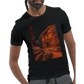 Petra Jordan world heritage site graphic tee featuring colorful historic landmark illustration eco friendly cotton modern unisex travel shirt ideal for wanderlust clothing and print on demand streetwear