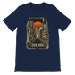 Navy Tokyo Nights animated t shirt with detailed neon cityscape Japanese streetwear inspired premium soft cotton eco friendly print on demand apparel ideal for travelers anime lovers and modern urban fashion