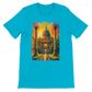 Turquoise London landmark t-shirt with vibrant St. Paul’s Cathedral illustration. Soft and eco-friendly cotton streetwear shirt designed for travelers, dreamers, and animated art lovers. Stylish unisex tee with tailored fit and clean DTG print.